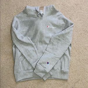 WOMENS CHAMPION REVERSE WEAVE VINTAGE LOGO HOODIE